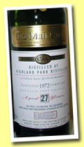 Highland Park 27yo 1972