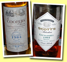 Littlemill 21yo 1984/2006 (58.7%, Cooper's Choice)