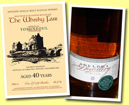 Tomintoul 40yo 1966/2006 (45.2%, The Whisky Fair, 139 bottles)