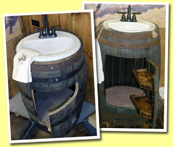 Barrel sink