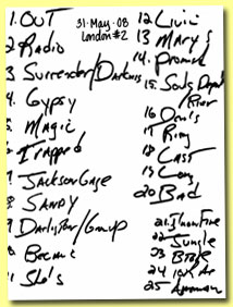 Setlist