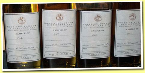 Bowmore samples