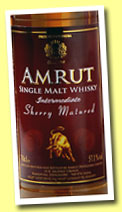Amrut sherry