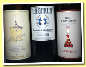Tusacn wines