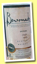 Benromach 2001