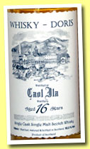 Caol Ila 16 yo 1995/2012 (52.2%, Whisky-Doris, bourbon hogshead, cask #9814, 310 bottles)