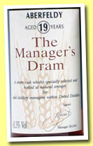 Aberfeldy 19 yo 'Manager's Dram' (61.3%, OB, sherry cask, twist cap, 1991) 