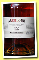 Aberlour 12 yo 'Non Chill-Filtered' (48%, OB, 2012) 