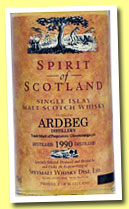 Ardbeg 1990/2001 (46%, Spirit of Scotland)