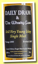 Ardbeg 2000/2007 (62.6%, Daily Dram & The Whisky Fair)