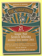 Ardmore 21 yo 1992/2013 (49,7%, The Whiskyman, 175 bottles)