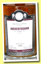 Auchentoshan 1991/2013 (52.3%, Malts of Scotland, bourbon barrel, cask #MoS 13016, 165 bottles) 