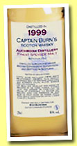 Auchroisk 1999/2010 (46%, Captain Burn's, France)