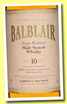 Balblair 10 yo (40%, Gordon & MacPhail, +/-2005)