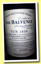 Balvenie 'Tun 1858' (50.4%, OB, for Taiwan, 2012)
