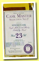 Bowmore 23 yo 1972/1995 (54.7%, The Whisky Connoisseur, Cask Master Selection No.2, cask #909)