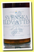 Bowmore 2002/2013 (57.1%, Svenska Eldvatten, bourbon hogshead, cask #85456)