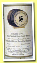 Royal Brackla 9 yo 1991/2000 (43%, Signatory, refill sherry, cask #6362, 928 bottles)