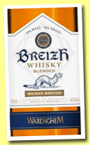 Breizh (42%, OB, Warenghem, France, blend, +/-2013)