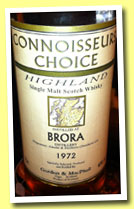 Brora 1972/1996 (40%, Gordon & MacPhail, Connoisseurs Choice)