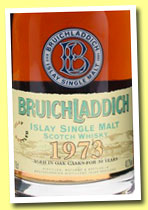 Bruichladdich 30 yo 1973/2003 (40.2%, OB, bourbon, 4200 bottles)