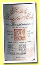 Bunnahabhain 1991/2010 (54%, Scotch Single Malt Circle, cask #5447, 312 bottles)