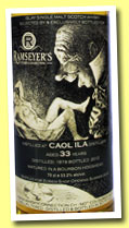 Caol Ila 33 yo 1979/2012 (53.2%, Ramseyer's Whisky Connection, Zurich, Switzerland)