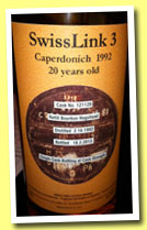 Caperdonich 20 yo 1992/2013 (54.7%, Alexander, SwissLink 3, refill bourbon hogshead, cask #121120)