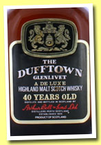 Dufftown 40 yo (45.3%, OB, +/-1980)