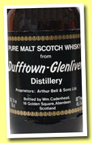 Dufftown-Glenlivet 21 yo 1958/1979 (45.7%, Cadenhead, black dumpy)