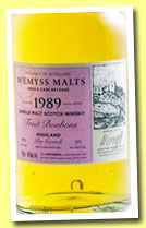 Glen Garioch 1989/2012 'Fruit Bonbons' (46%, Wemyss Malts, hogshead, 325 bottles)