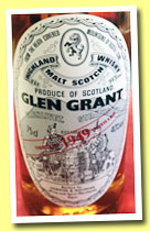 Glen Grant 1949 (40%, Gordon & MacPhail, +/-1980)