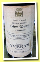 Glen Grant 11 yo 1969/1980 (75° proof, Averys, sherry wood)