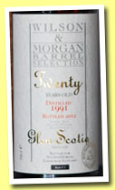 Glen Scotia 20 yo 1991/2012 (44.2%, Wilson & Morgan, Barrel Selection, sherry butt, cask #1)