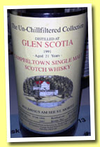 Glen Scotia 21 yo 1991/2013 (46%, Signatory for Waldhaus am See, cask #1047, 297 bottles) 
