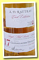 Glenallachie 17 yo 1995/2013 (57.5%, A.D. Rattray, cask #93, 213 bottles)