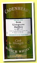 Glengoyne 26 yo 1969/1996 (63%, Cadenhead's Authentic Collection, gold seal)