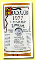 Glenlivet 33 yo 1977/2011 (53%, Blackadder, Raw Cask, cask #13149, 189 bottles)