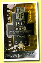 Glenlivet 33 yo 1977/2010 (46%, Mo Or Collection, bourbon hogshead, cask #13141, 274 bottles)
