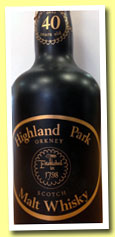 Highland Park 40 yo (40%, OB, ceramic, 1970s)