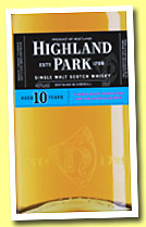 Highland Park 10 yo (40%, OB for Germany and Holland, 35cl, +/-2013)