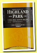 Highland Park ‘Cask Strength Edition’ (56%, OB for Sweden, 2013) 