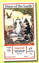 Imperial 17 yo 1995/2013 'Idunn' (49.5%, Dram of the Lords, bourbon barrel, 131 bottles) 