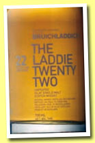 Bruichladdich 22 yo 'The Laddie Twenty Two' (46%, OB, 2012)