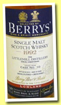 Littlemill 20 yo 1992/2013 (54.9%, Berry Bros & Rudd, cask #10) 