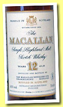 Macallan 12 yo (43%, OB, Gouin SA, France, cork, +/-1992)