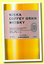 Nikka 'Coffey Grain' (45%, OB, Japan, +/-2013)