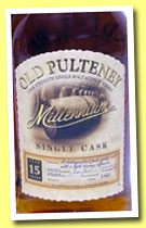Old Pulteney 15 yo 1982/1998 'Millenium' (60%, OB, Japan, sherry, cask #1300)