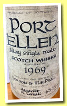Port Ellen 1969 (63.1%, Gordon & MacPhail for Donini, +/-1980)