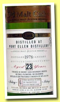 Port Ellen 23 yo 1978/2001 (50%, Douglas Laing, Old Malt Cask, sherry finish, 764 bottles)
